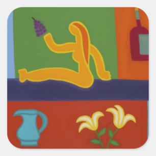 Pegatina Cuadrada Vida fija 2008