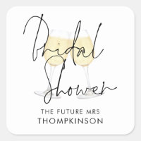 Vidrio Futuro Sra. Name Bridal Shower