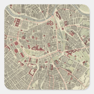 Pegatina Cuadrada Viena