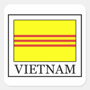 Pegatina Cuadrada Vietnam