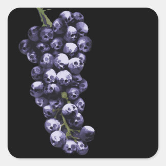 Pegatina Cuadrada vino de la muerte