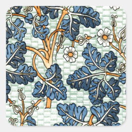 Pegatina Cuadrada Vino de Vintage