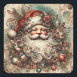 Pegatina Cuadrada Vintage Christmas<br><div class="desc">Vintage Pegatinas de Navidad. Pegatinas de Navidad. Navidades. Pegatinas por tus regalos y sorpresas. Pequeñas empresas,  Pegatinas minoristas celebran Pegatinas mágicos. Pon estos hermosos pegatinas en tus regalos y sorpresas. Ideal para la elaboración,  la adición de productos o la papelería. Estos Pegatinas son geniales para ese mensaje especial.</div>