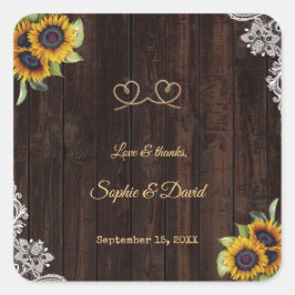 Pegatina Cuadrada Vintage Lace Rope Nos Amarramos A Los Sombardos Kn