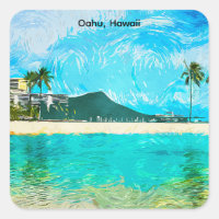 Vintage Oahu Hawaii Travel Island Paradise
