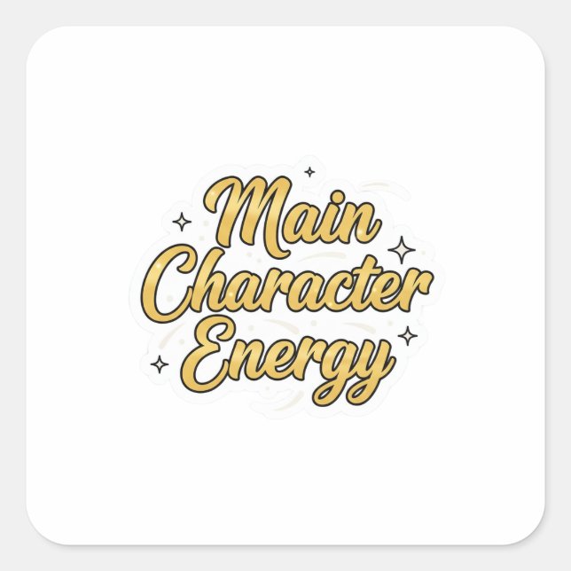 Pegatina Cuadrada ViralVibes Collection (Anverso)