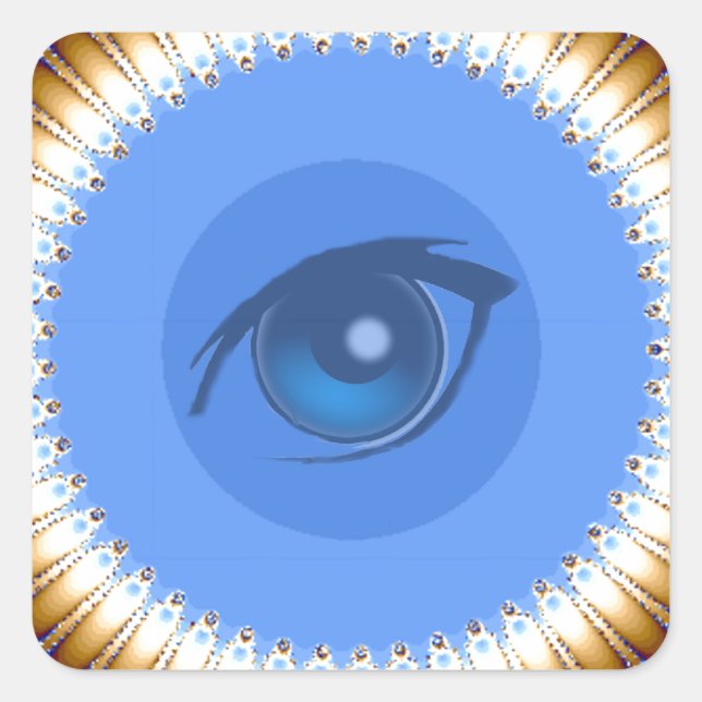 Pegatina Cuadrada Visión_ (Anverso)