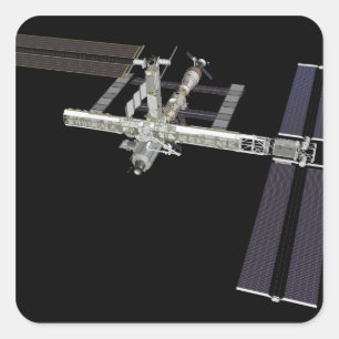 Pegatina Cuadrada Visión generada por ordenador 16