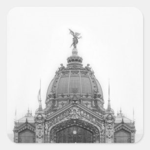 Pegatina Cuadrada Vista de la Cúpula Central