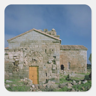 Pegatina Cuadrada Vista de la fachada oeste, construida c.862-930