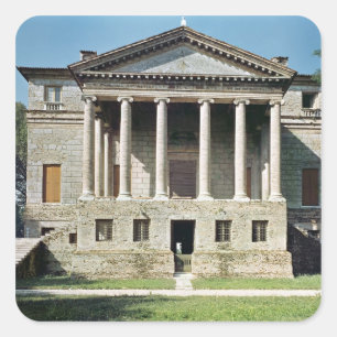 Pegatina Cuadrada Vista de la fachada principal, construida en 1559-