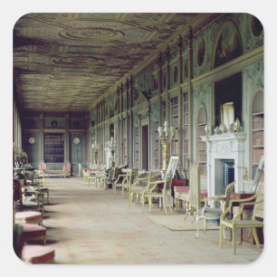 Pegatina Cuadrada Vista de la Galería Larga