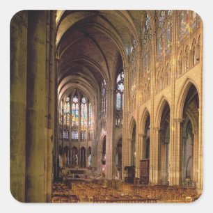 Pegatina Cuadrada Vista del cubo que parece del este (foto)