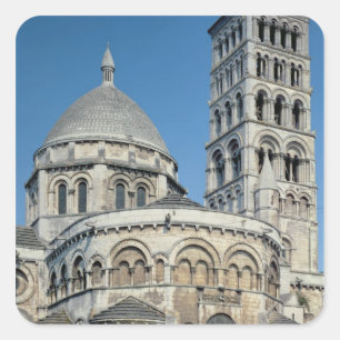 Pegatina Cuadrada Vista exterior del chevet