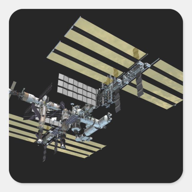 Pegatina Cuadrada Vista generada por el equipo 10 (Anverso)