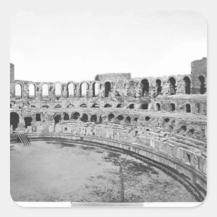 Pegatina Cuadrada Vista interior del amphitheatre