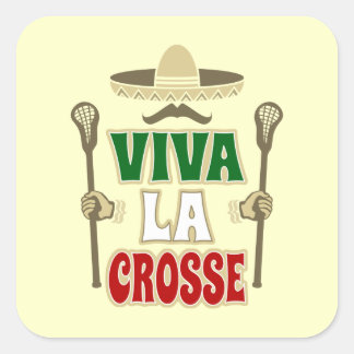 PEGATINA CUADRADA VIVA LA CROSSE