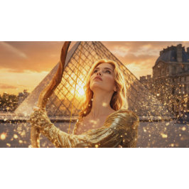 PEGATINA CUADRADA VIVE LA FRANCE - PARIS