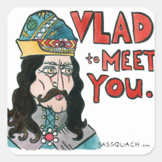 Pegatina Cuadrada Vlad