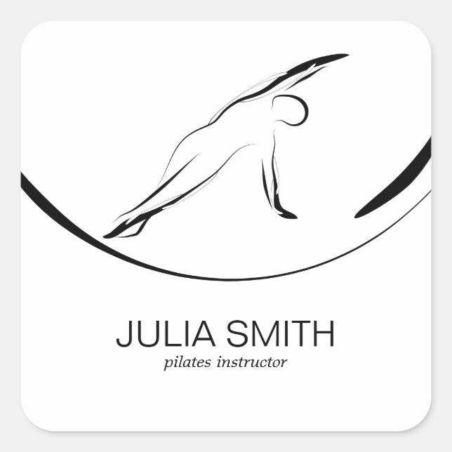 Pegatina Cuadrada Volante de plegado lateral del pilar (Anverso)