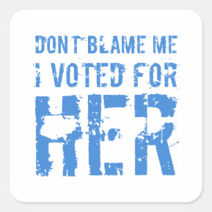 Pegatina Cuadrada Voté Por Kamala Harris