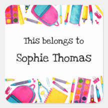 Vuelta al cole Esto pertenece a Divertido y Color