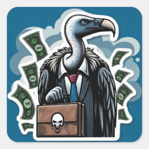 Pegatina Cuadrada Vulnerabilidad corporativa