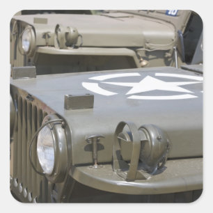 Pegatina Cuadrada WA, reunión de Arlington, Arlington, Segunda