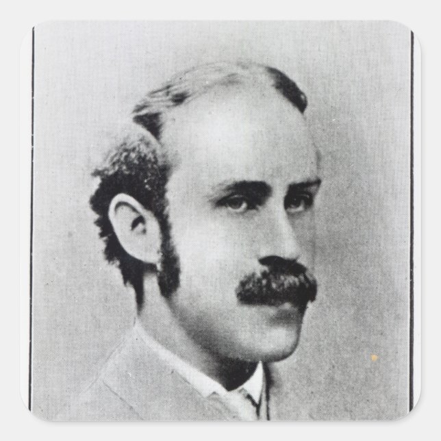 Pegatina Cuadrada Walter Pater (Anverso)