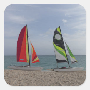 Pegatina Cuadrada Watersports el   Cayo Santa María, Cuba