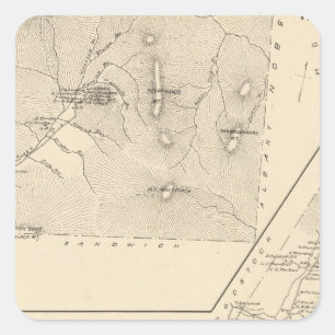 Pegatina Cuadrada Waterville, Thornton