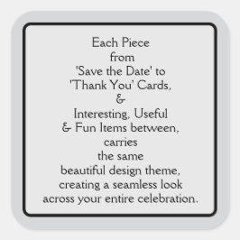 Pegatina Cuadrada Welcome Pt 3