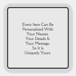 Pegatina Cuadrada Welcome Pt 4