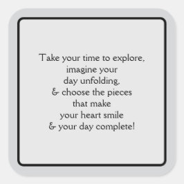 Pegatina Cuadrada Welcome Pt 5