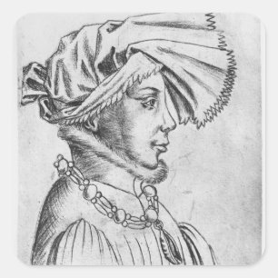 Pegatina Cuadrada Wenceslaus I, primer duque de Luxemburgo