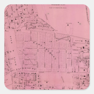 Pegatina Cuadrada West Farms