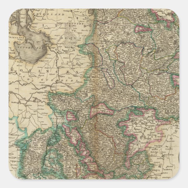 Pegatina Cuadrada Westphalia (Anverso)