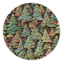 Whimsey de los bosques de árboles de Navidad