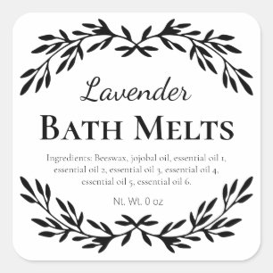 Pegatina Cuadrada White Luxury DIY Bath Melings