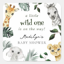 Wild One Jungle Baby Shower