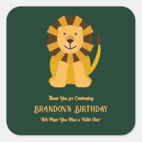 Wild One Leon Birthday Party Jungle Safari Favor