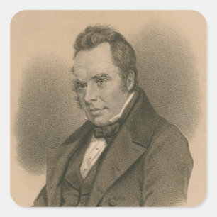 Pegatina Cuadrada William Carleton