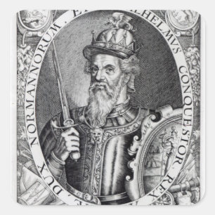 Pegatina Cuadrada William el conquistador, 1618
