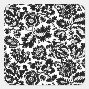 Pegatina Cuadrada William Morris Venetian Damask Brocade