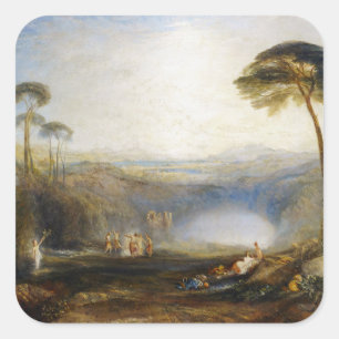 Pegatina Cuadrada William Turner - La Rama Dorada