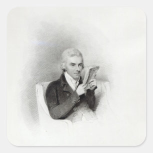 Pegatina Cuadrada William Wilberforce
