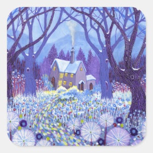 Pegatina Cuadrada Winterlands 2012