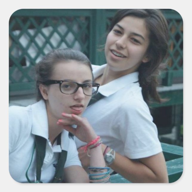 Pegatina Cuadrada Wit da Fabs (Anverso)