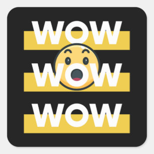Pegatina Cuadrada wow free day Classic