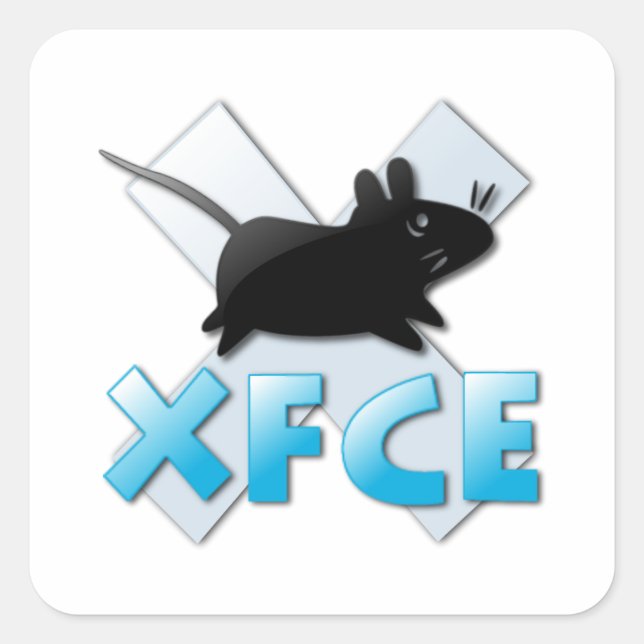 PEGATINA CUADRADA XFCE NS 1 (Anverso)